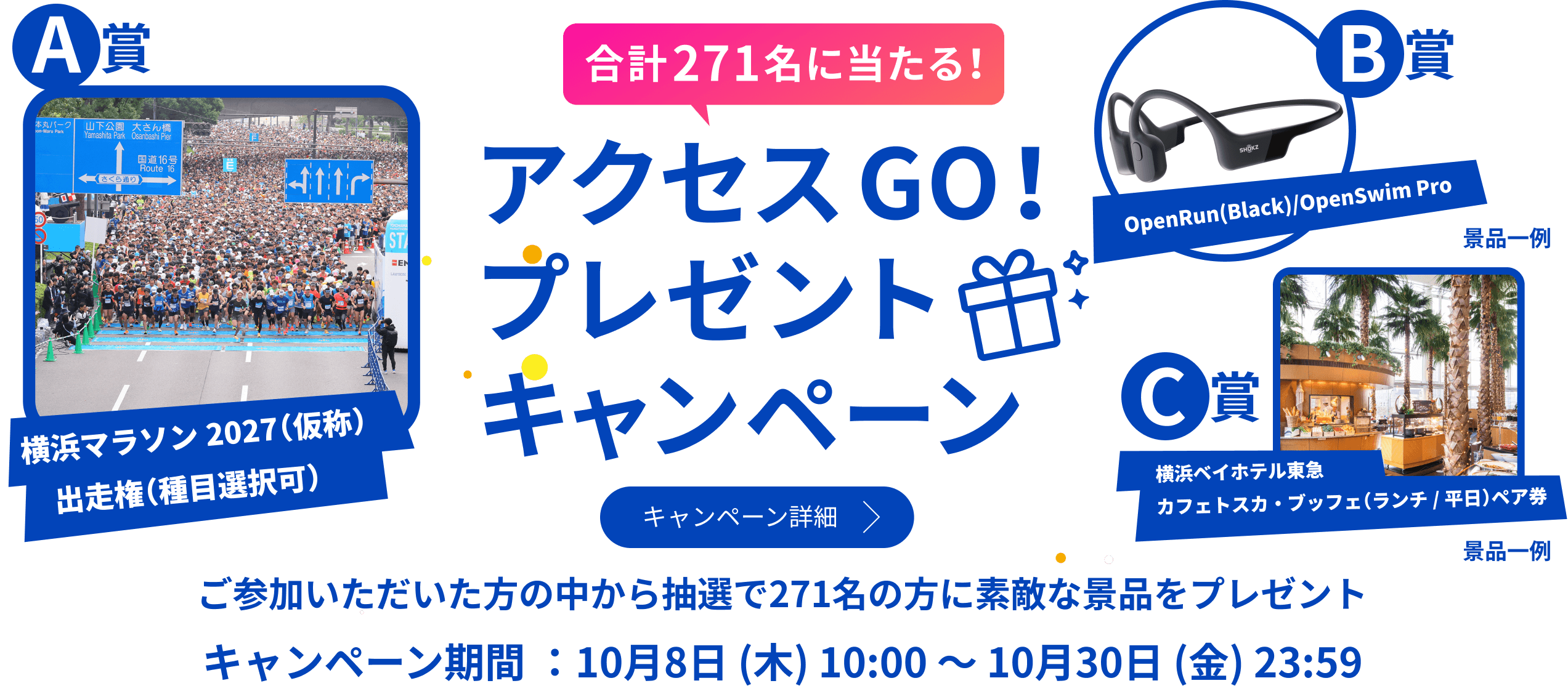 アクセスGO！プレゼントキャンペーン